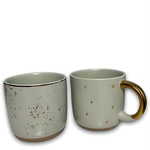 2 piece hearth and hand with magnolia mini mugs.